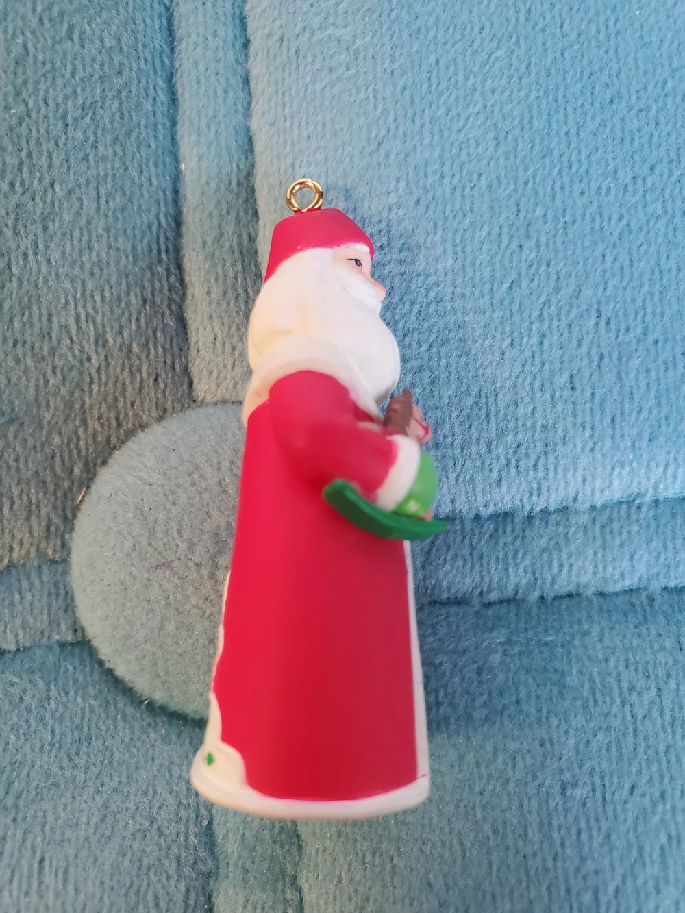 2014 Hallmark Keepsake Santa The Toy Bringer Miniature Ornament QXM8526